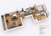 Prodej zrekonstruovaného bytu o CP 81m2 s lodžií, Praha - Řepy, cena 8390000 CZK / objekt, nabízí CENTURY 21 OK Centrum