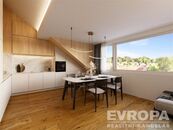 Prodej nadstandardního bytu 2+kk v posledním patře, 71,2m2 s balkonem, cena 11998000 CZK / objekt, nabízí EVROPA realitní kancelář