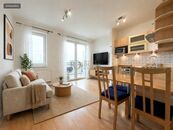 Pronájem bytu 2+kk s balkonem, garáží a prostorným sklepem 22,6 m Praha 10, Michle, cena 22000 CZK / objekt / měsíc, nabízí REALITY DUFEK & PARTNEŘI s.r.o.