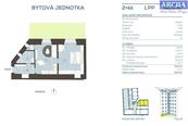 Prodej BYTU 2+kk, plocha 50,5 m2, přízemí do dvora, PRAHA 3, cena 7534000 CZK / objekt, nabízí ARCHA realitní kancelář