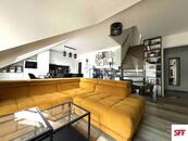 Podkrovní mezonetový byt 2+kk s pracovnou 72 m2 s parkovacím místem a sklepem Palmovka Novakových , cena 32000 CZK / objekt / měsíc, nabízí SFF Czech s.r.o.