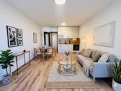 Zcela nová garsonka s klimatizací, lodžií a sklepem k pronájmu, cena 17000 CZK / objekt / měsíc, nabízí 