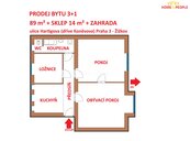 Prodej, Byt 3+1, Praha 3, cena 14850000 CZK / objekt, nabízí HOME 4 PEOPLE, a.s.