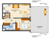 Prodej bytu 2+kk (56m2) s terasou (36m2), cena 9990000 CZK / objekt, nabízí 