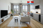 Pronájem bytu 1+kk, 38 m2, Praha 5 - Smíchov, ul. Toyen, cena 24500 CZK / objekt / měsíc, nabízí M&M reality holding a.s.