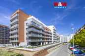 Prodej bytu, 1+kk, 34 m2 + předzahrádka 28 m2 - Harfa Living, cena 6590000 CZK / objekt, nabízí M&M reality holding a.s.