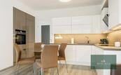 Prodej moderního bytu 2+kk (60 m²) s balkonem, garáží a sklepem Praha 9, Vysočany, cena cena v RK, nabízí MID.ALS s.r.o.