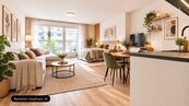 Pronájem bytu 1+kk s balkonem 41 m2, Gerstelova, Praha 9 - Vysočany, cena 18000 CZK / objekt / měsíc, nabízí REALITY VALÁŠKOVÁ s.r.o.