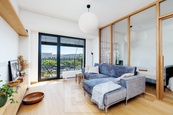 Prodej bytu 2+kk s balkonem, 46 m2, Praha 7 - Holešovice, projekt SOHO, cena 10990000 CZK / objekt, nabízí 