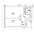 Prodej bytu 2+kk, novostavba 2005, Praha 4, cena 7650000 CZK / objekt, nabízí 