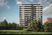 Atraktivní pasivní byt 2+kk s balkonem v projektu Horizont Kamýk, cena 9077710 CZK / objekt, nabízí 