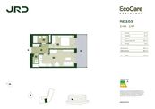 Prodej bytu 2+kk 49,30 m2 v nejsoběstačnějším bytovém domě v Česku, cena 9088400 CZK / objekt, nabízí JRD Development s.r.o.