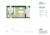 Nový pasivní byt 1+kk s lodžií v projektu Terra Barrandov, Praha 5, cena 6387810 CZK / objekt, nabízí 
