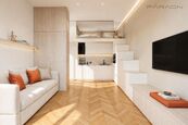 Pronájem designového bytu po rekonstrukcí 1+kk, 28 m2 + sklep, ul. Havelská, Praha 1 - Staré Město, cena 29000 CZK / objekt, nabízí Faraon Reality, s.r.o.