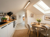 Prodej podkrovního bytu, 50 m2 (+ 20 m2 užitné plochy), ul. Podle Kačerova - Praha 4-Michle, cena 5970000 CZK / objekt, nabízí 