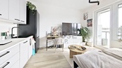 Prodej bytu 1+kk/B, 34,7 m2, Praha 10 - Hostivař, cena 6400000 CZK / objekt, nabízí 