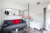 Pronájem bytu 1+kk 28 m2, Praha - Kobylisy, cena 16500 CZK / objekt / měsíc, nabízí FLAT INVEST & Reality